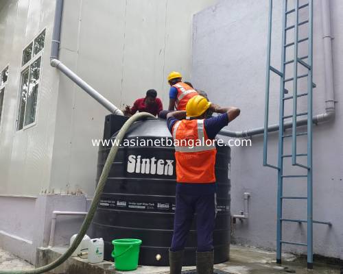 Sintex tank cleaning